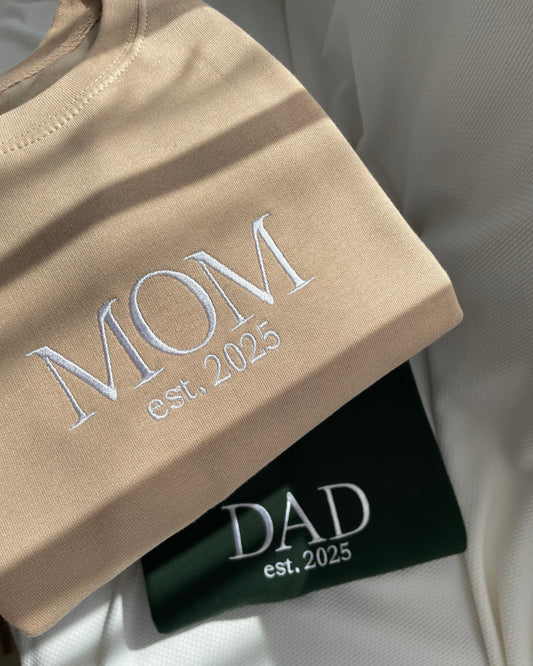 Hanorac personalizat MOM - DAD