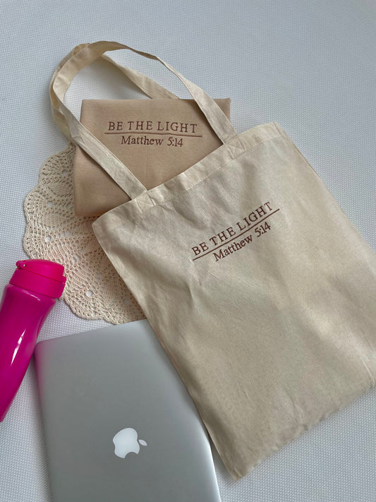 Be The Light Matching Tote Bag