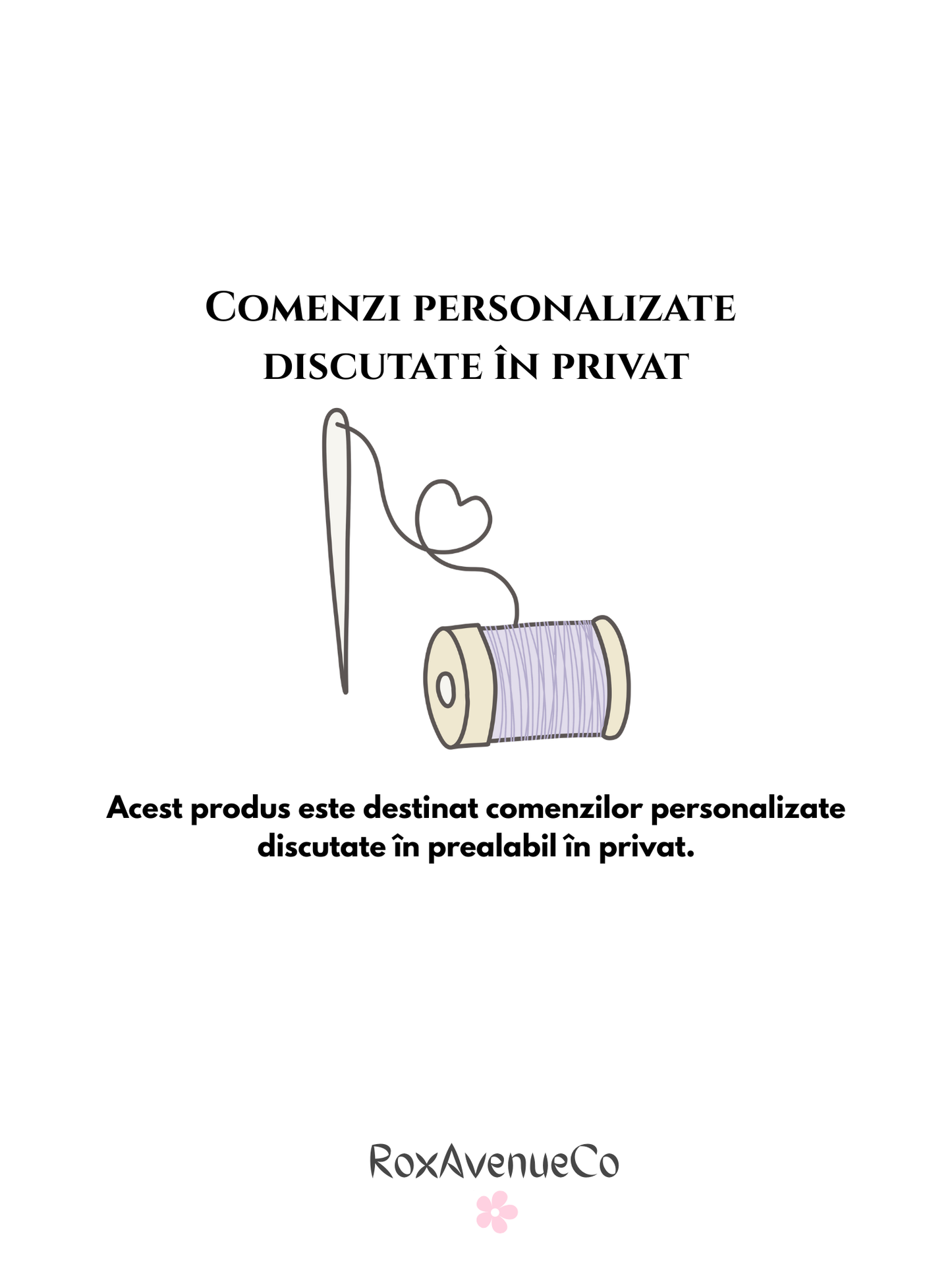 Comanda personalizata